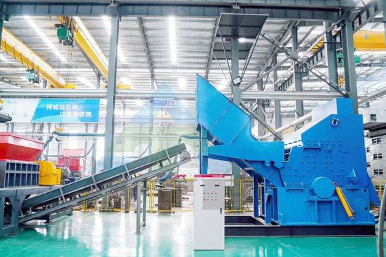 Υδραυλική θραυστική μηχανή 55kW για τα σκουπίδια αλουμινίου υψηλής χωρητικότητας και αποτελεσματικότητας
