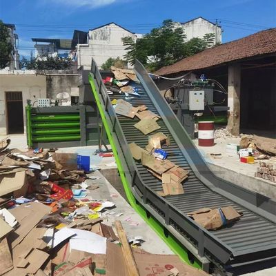 Υδραυλική συσκευή συμπιεσμού απορριμμάτων χαρτιού και παλαιών ρούχων