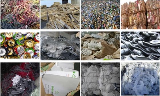 200-8000 kg/h παραγωγική ικανότητα Σπαστική μηχανή για σκούπα και απόβλητα ινών ένδυσης