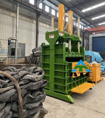Σφραγίδα πυκνότητα πελάτης 650 KG μεταχειρισμένα ρούχα βαμβακερό κουτί πλαστικό Baling Press Machine