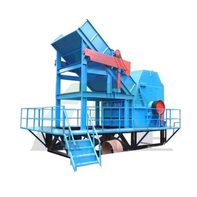 Ισχυρό 55kW Metal Hammer Mill Σιδηροκόπημα για βαρύ χρέος σκουπίδια σιδηροκοπήματος