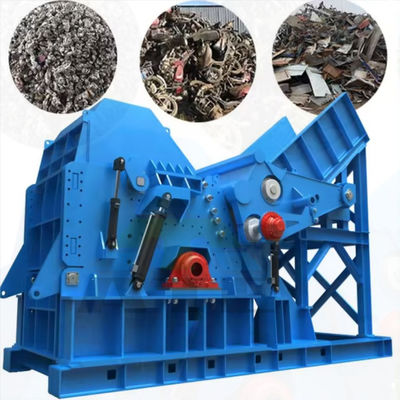 Ισχυρό 55kW Metal Hammer Mill Σιδηροκόπημα για βαρύ χρέος σκουπίδια σιδηροκοπήματος