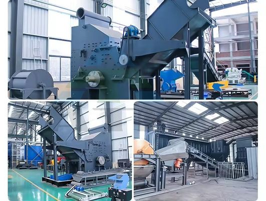 55kW Σκουπίδια Χάλυβα Σφυρί Σιδηρουργείο Χάλυβα Σπαστικό Μηχάνημα Χάλυβα για Ανακύκλωση