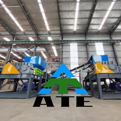 30 kW Δύο άξονες θρυμματιστή για πλαστικό σκουπίδι για θρυμματισμό μετάλλων σε εργοστάσιο ανακύκλωσης ελαστικών