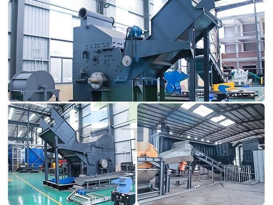 Ενίσχυρος ψεκαστήρας 55kW για την ανακύκλωση των σκουπιδιών μετάλλου και των υλικών αποβλήτων