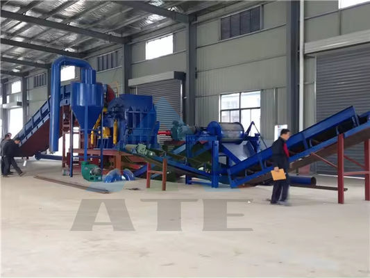 55kW Δύναμη εξόδου Μεγέθη ≥5mm Σπαστικό μεταλλικού σκουπιδιού για θρυμματισμό οχημάτων χάλυβα και σιδήρου