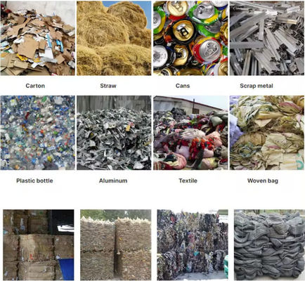 650 KG χωρητικότητα κάθετη υδραυλική συσκευασία για πλαστικές και χαρτόνιες συσκευασίες συμπίεσης