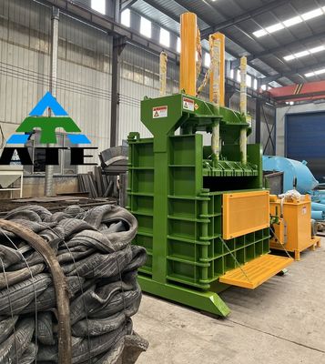 650 KG χωρητικότητα κάθετη υδραυλική συσκευασία για πλαστικές και χαρτόνιες συσκευασίες συμπίεσης