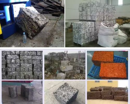 600*600 mm Baler Μέγεθος Ατσάλι Χάλυβα Χάλυβα Σκάρπ Baler Πρές για τις απαιτήσεις σας