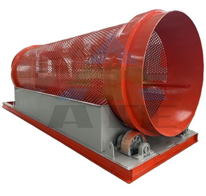 Μηχανή σίτισης με κυλίνδρια τύμπανα για τα οικιακά απορρίμματα χαρτιού πλαστικών γυαλιών μετάλλων και υφασμάτων