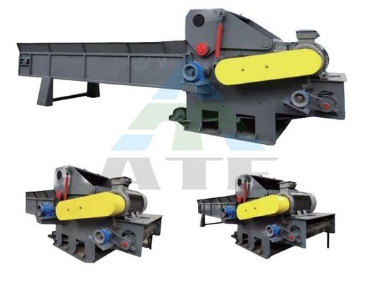 110KW 8-10tph κινητήρα ντίζελ Βιομάζα Σημείο πυριτίων τύμπανο ξύλο κλαδί συντρίμμιο Τσιπς Chipper συντρίμμιο με καλό