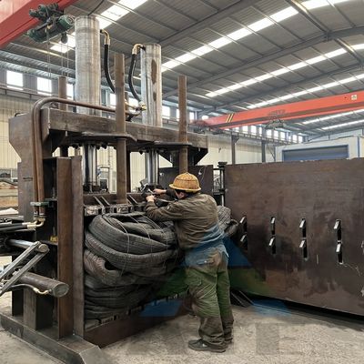 Σημερινός υδραυλικός παλμός για το σκουπίδι πλαστικών μπουκαλιών για ζώα, ελαστικά και απορρίμματα χαρτιού