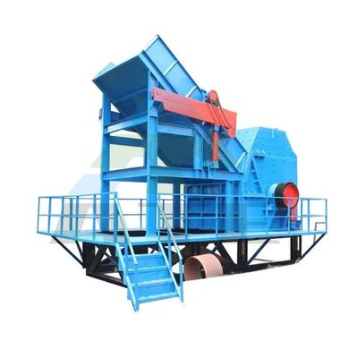 30kW Δύναμη Μηχανή συντρίψεως σκουπιδιών μετάλλων από χάλυβα άνθρακα για την αποσύνθεση σκουπιδιών αλουμινίου