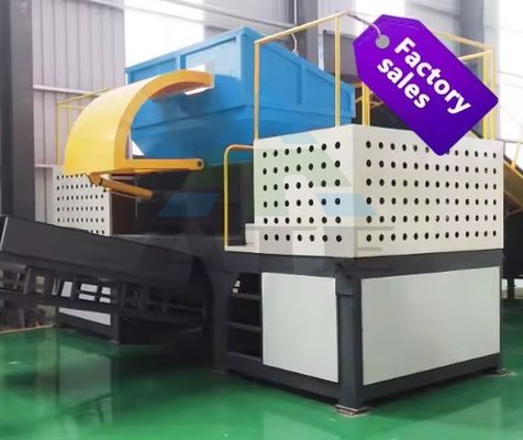 Σχεδιασμός Custom Big Rotary Solid Two Axis Cutter Blade 2 Shaft Shredder για τα σκουπίδια