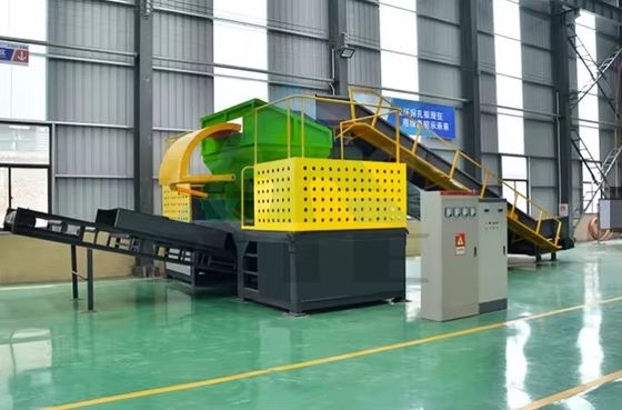 Σχεδιασμός Custom Big Rotary Solid Two Axis Cutter Blade 2 Shaft Shredder για τα σκουπίδια