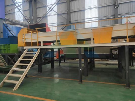 Δείκτης ταξινόμησης απορριμμάτων απορριμμάτων 2000 kg για μηχανήματα επεξεργασίας αποβλήτων απορριμμάτων 100 τόνων/ημέρα