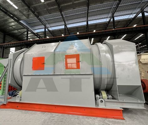 2000 kg Μηχανή διαλογής σκηνών Trommel για τη διαλογή οικιακών και κατασκευαστικών αποβλήτων