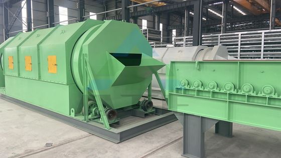 2000 kg Μηχανή διαλογής σκηνών Trommel για τη διαλογή οικιακών και κατασκευαστικών αποβλήτων