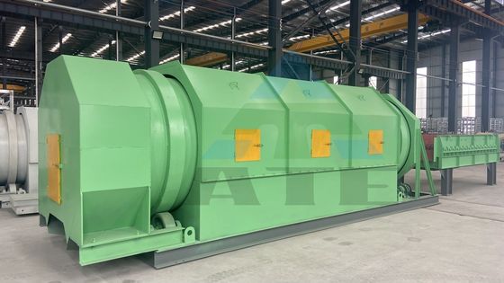 2000 kg Μηχανή διαλογής σκηνών Trommel για τη διαλογή οικιακών και κατασκευαστικών αποβλήτων