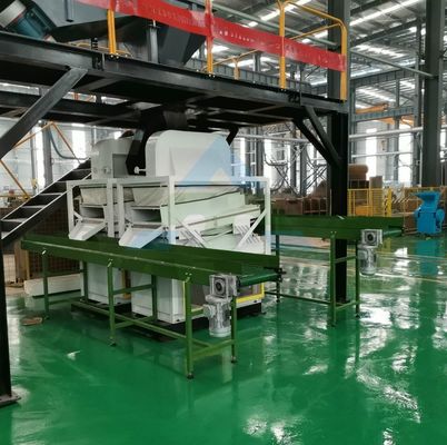 20-120 t/h Κλιματιστικό Ραδιοποιητή Χαλκού Αλουμινίου Εξοπλισμός Διαχωρισμού Ακο Διαχωριστής