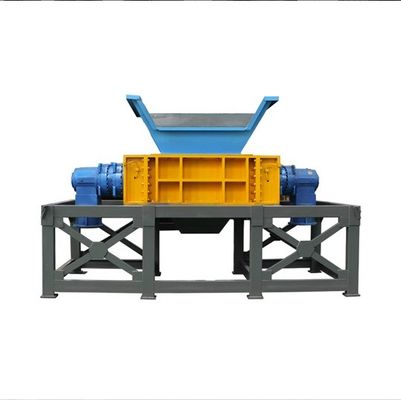 Σπασμένο μέταλλο Double Shaft Shredder Η καλύτερη επιλογή για τα απόβλητα χύτευσης Αλουμινίου Χαλκού Σιδήρου