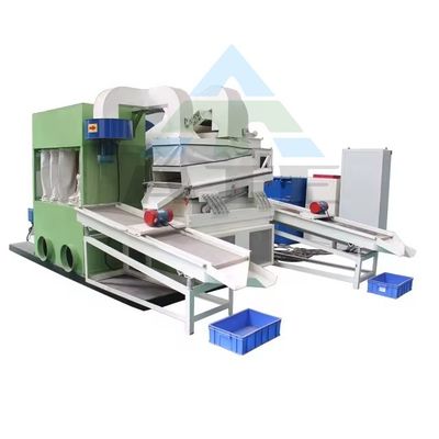 300-500kg/h χωρητικότητα Σκόρπισμα κόκκων σύρματος χαλκού για το διαχωρισμό πλαστικών και χαλκού