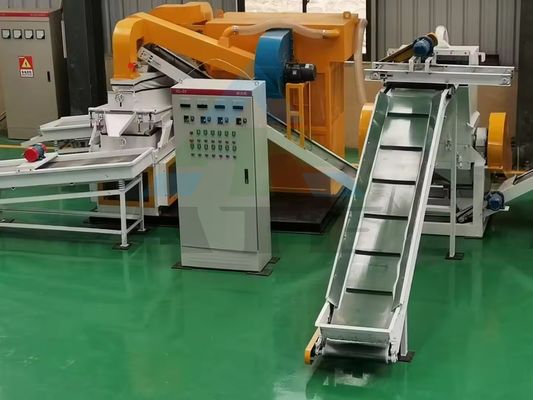 300-500kg/h χωρητικότητα Σκόρπισμα κόκκων σύρματος χαλκού για το διαχωρισμό πλαστικών και χαλκού