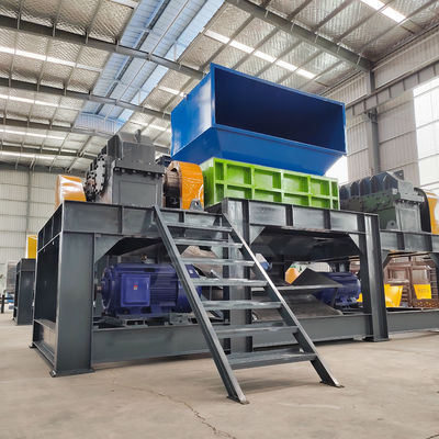 30kW Δύναμη βαρύ φορτίο πλαστικό μπουκάλι Shredder για αυτοκίνητο μέταλλο και πάχος τοίχου