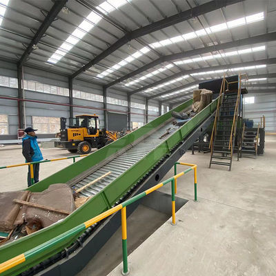 200-2200mm Μέγεθος εισόδου Διπλό άξονα ξύλο πλαστικό χαρτόνι Shredder με μεταφορέα