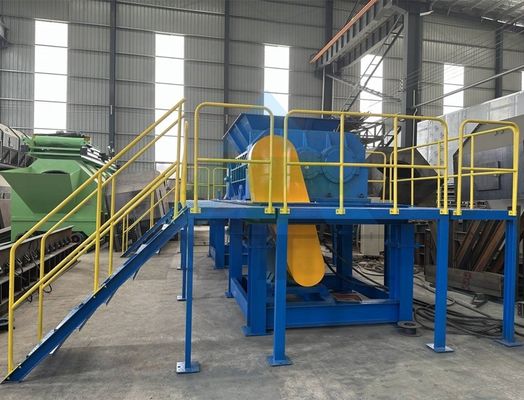 Πλήρως αυτόματο διπλό άξονα Shredder για MSW οικιακή ανακύκλωση σκουπιδιών και περισσότερα