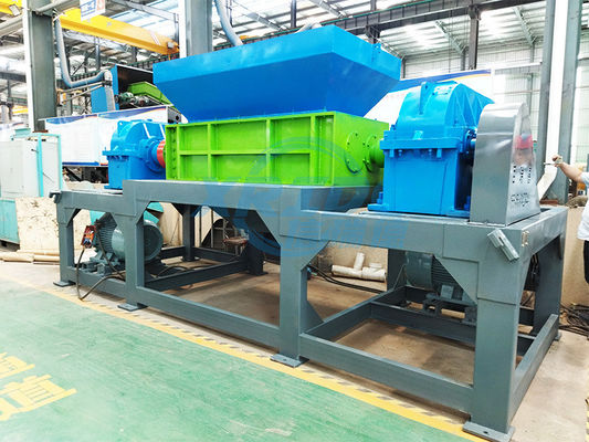 Ανακυκλώστε τα απορρίμματα πλαστικού PET Shredder για σκουπίδια σύρματος Metal Shredders