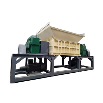 Υποστήριξη εξατομίκευσης Double Shaft Shredder για βαρύ σκουπίδι μετάλλων και αστικών αποβλήτων