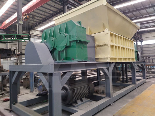 Υποστήριξη εξατομίκευσης Double Shaft Shredder για βαρύ σκουπίδι μετάλλων και αστικών αποβλήτων