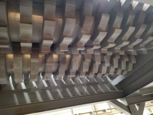 Υποστήριξη εξατομίκευσης Double Shaft Shredder για βαρύ σκουπίδι μετάλλων και αστικών αποβλήτων