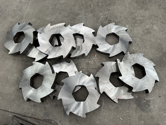 50kW ισχύς Μία ισχύς πλαστική ταινία Shredder για χάλυβα σύρμα σε 200-2200mm Μέγεθος εισόδου