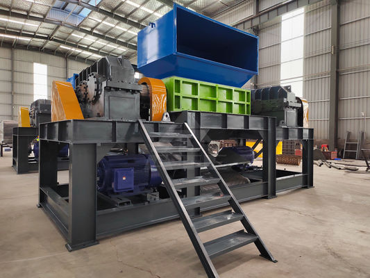 Δύο άξονας πλαστικό καλώδιο Shredder Scrap Metal Steel Shredder Machine σε προσιτή τιμή