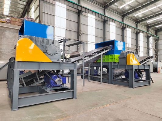 Δύο άξονας πλαστικό καλώδιο Shredder Scrap Metal Steel Shredder Machine σε προσιτή τιμή