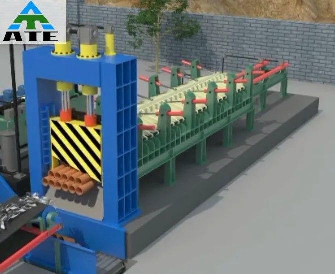 Μηχανή κοπής σιδήρου βαρέων μετάλλων με 76kW ισχύ και 400T δύναμη κοπής