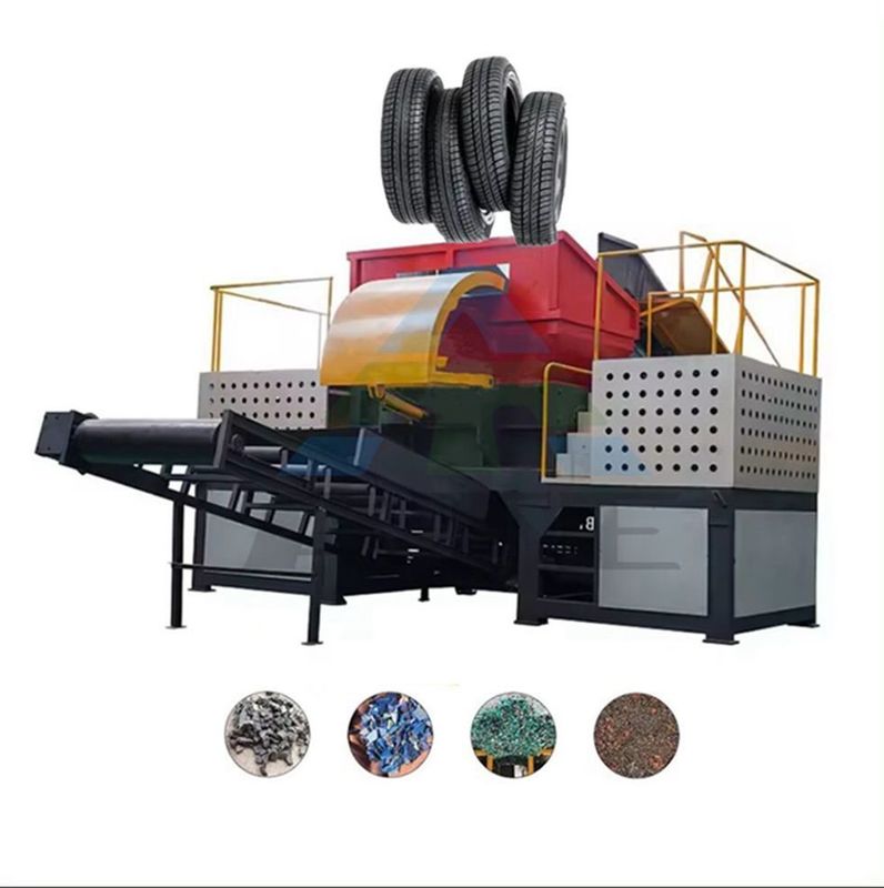 Σχεδιασμός Custom Big Rotary Solid Two Axis Cutter Blade 2 Shaft Shredder για τα σκουπίδια