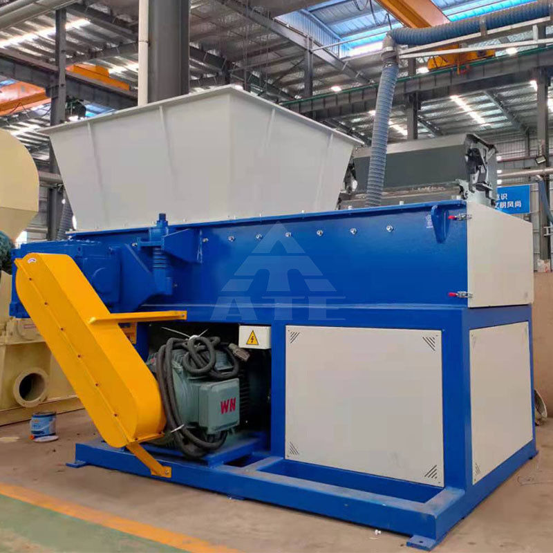 2850kg Single Shaft Waste Cardboard Shredder για ξύλο πλαστικό μέταλλο στην Ινδία